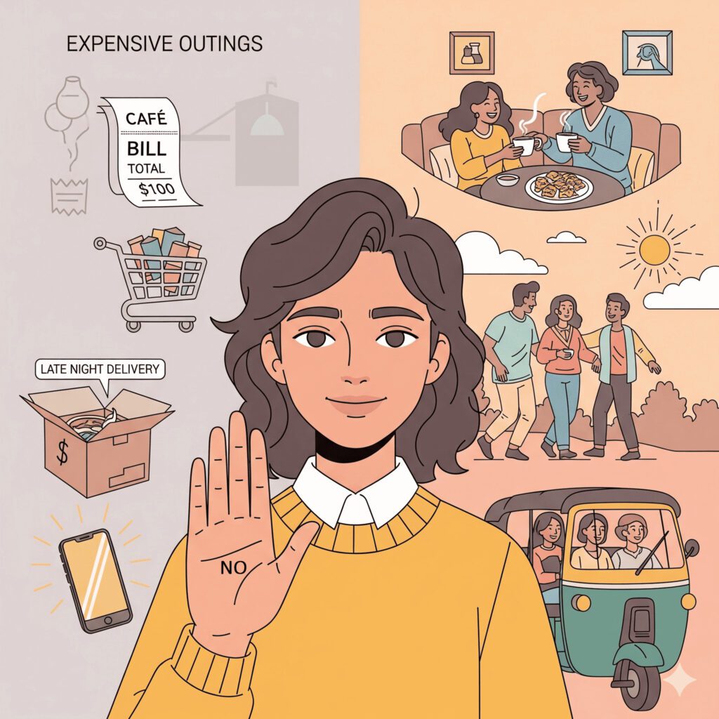 50-30-20 rule say no to expense